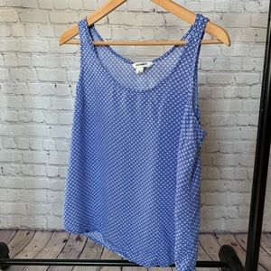 Tiny Blue Flower Tank